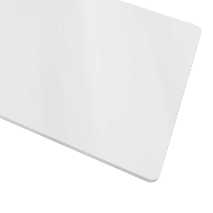 1400mm x 700mm White Rectangular Desktop - Standing Desk Frame Office Worktop