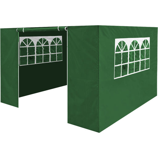 Side Walls Door & Windows for 2x2m Pop-Up Gazebo - GREEN - Garden Party Tent