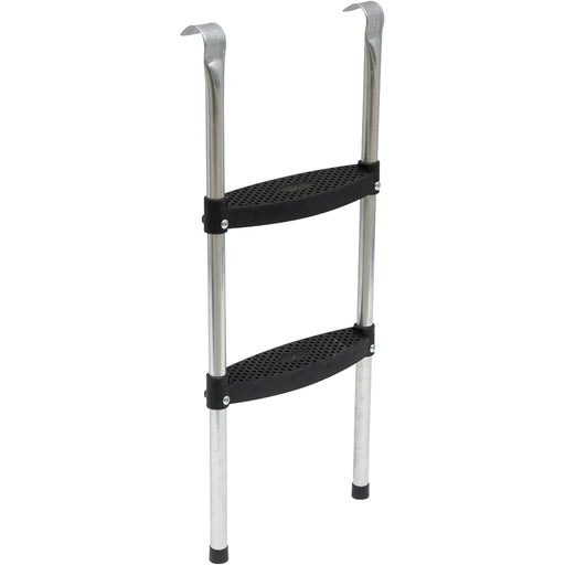 76cm Height 2 Tread Trampoline Ladder Steps - Frame Hanging Wide Grip Step 100KG