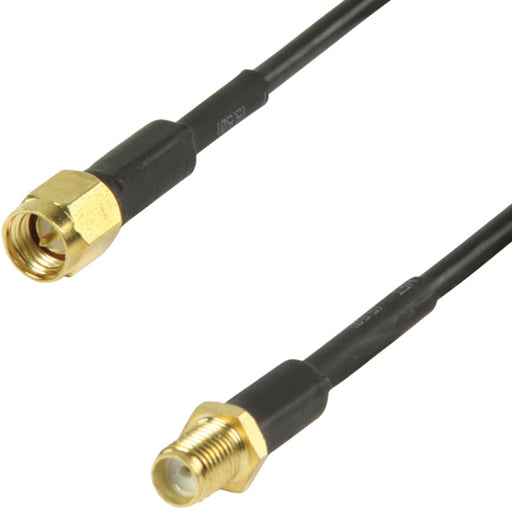 1m SMA Male to Female Coaxial Extension Cable WiFi Router Antenna Aerial 50OHM Loops