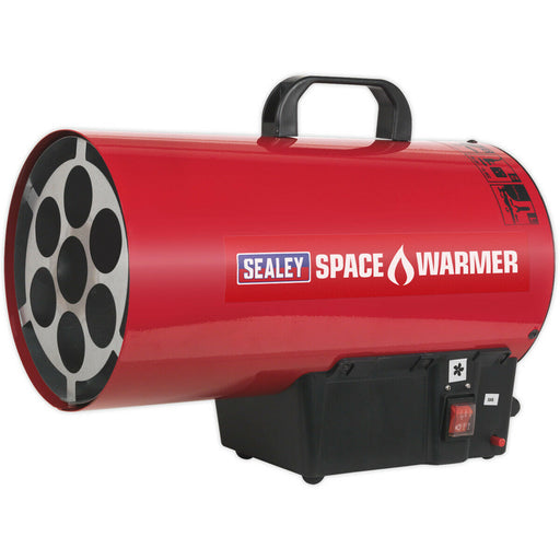 Space Warmer Propane Heater - 54500 Btu/hr - Gas Regulator & Hose - 230V Loops