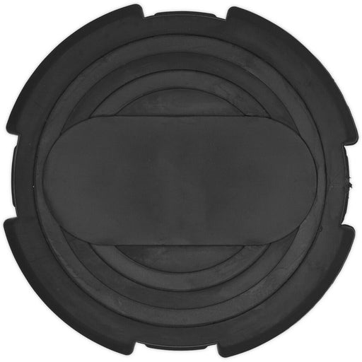 Safety Rubber Jack Pad - Type B Design - 104mm Circle - Fits Over Jack Saddle Loops