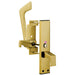 Dual Handed Disabled Toilet Handle Set DDA Compliant Gold Anodised Aluminium Loops
