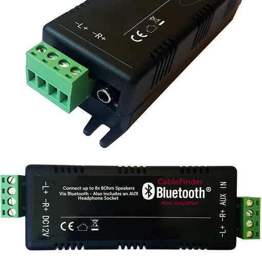 60W Wireless Bluetooth Dual Stereo Amplifier Audio Sound System 8 Speaker Mini Loops