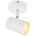 LED Adjustable Ceiling Spotlight Matt White Single GU10 Dimmable Downlight Loops