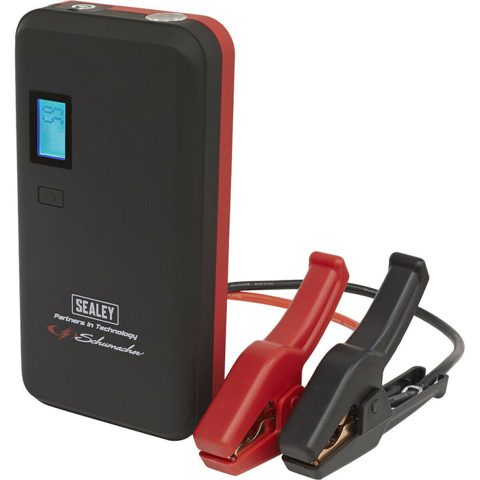 1000A Compact Jump Start Power Pack - Lithium-ion Battery - Overload Protection Loops
