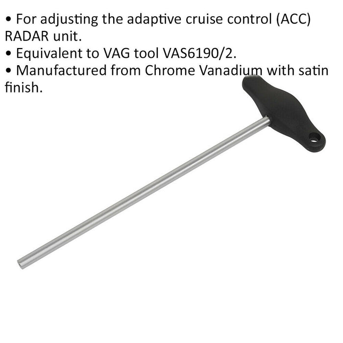 Adaptive Cruise Control Adjustment Tool - RADAR Unit Tool - For VAG Vehicles Loops