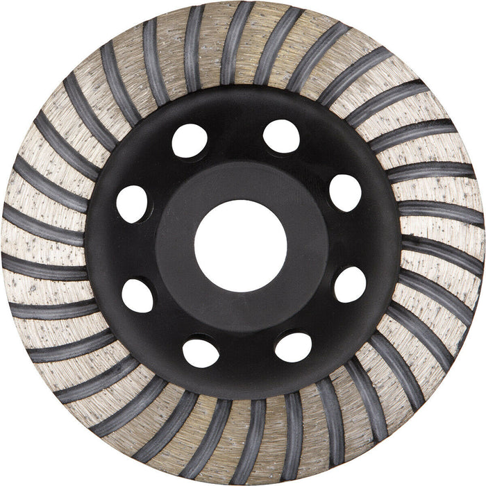 115mm Stone & Concrete Angle Grinding Disc - 22mm Bore - Turbo Row Segments Loops