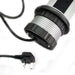 Bluetooth Pop Up Extension Tower USB Ports & Speaker Silver Hidden Gang Socket Loops