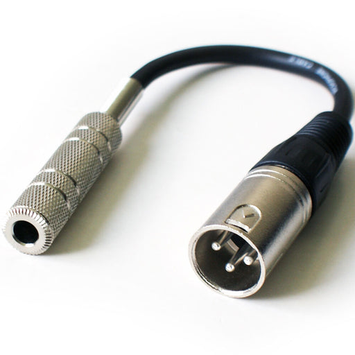 6.35mm ¼" Mono Female Jack to XLR 3 Pin Male Adapter Cable Lead PA Mic Amp Loops
