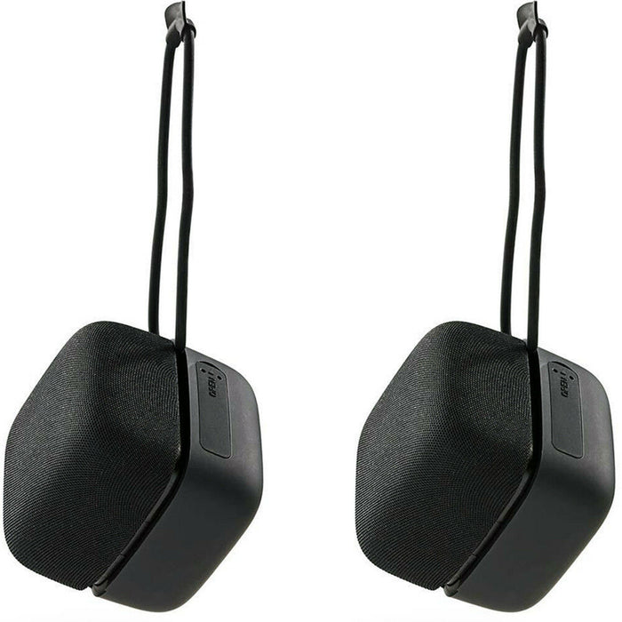 2x 15W Bluetooth Speaker Kit BLACK True Wireless Stereo Portable Rechargeable