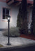 IP44 Outdoor Bollard Light Black Cast Aluminium 1 x 60W E27 Tall Lamp Post Loops