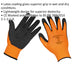 PAIR Latex Coated Foam Gloves - XL - Improved Grip Lightweight Safety Gloves Loops
