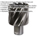 41mm x 25mm Depth Rotabor Cutter - M2 Steel Annular Metal Core Drill 19mm Shank Loops
