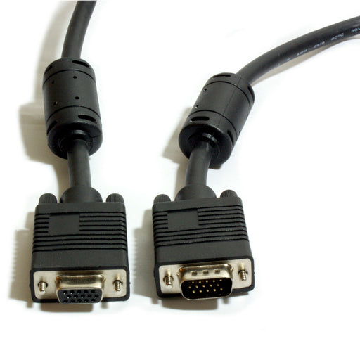 15m Male To Female Extension VGA SVGA Cable PC Monitor Loops
