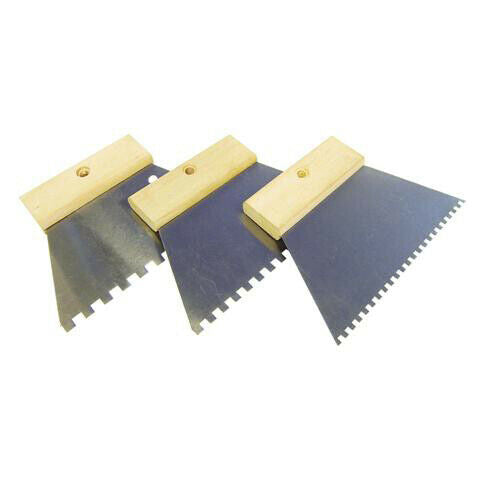 6mm Teeth Adhesive Trowel Tiling Grout Spreader Comb Plasterer Render Ceramic Loops