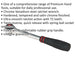 72-Tooth Ratchet Wrench - 3/8 Inch Sq Drive - Rubber Grip Handled Steel Wrench Loops