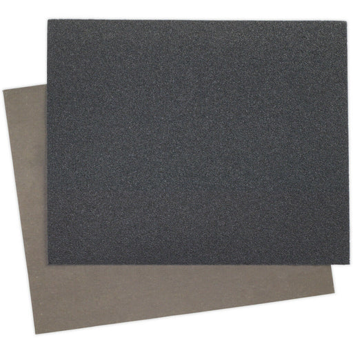 25 PACK Wet & Dry Abrasive Sand Paper - 230 x 280mm - 1200 Grit - Waterproof Loops