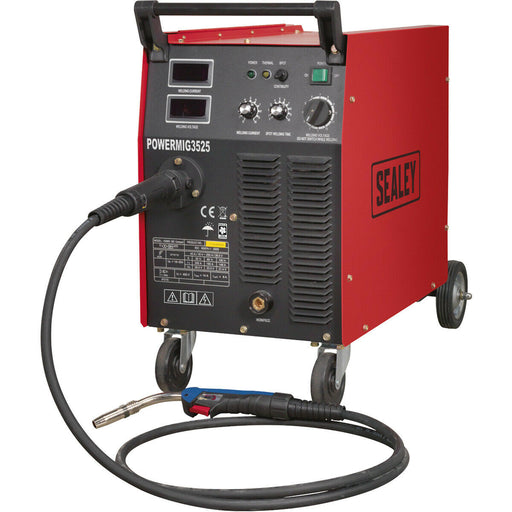 250A MIG Welder with Non-Live Euro Torch - Turbo Fan - 415V 3 Phase Supply Loops