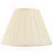 12" Tapered Drum Lamp Shade Cream Box Pleated Fabric Cover Classic & Elegant Loops