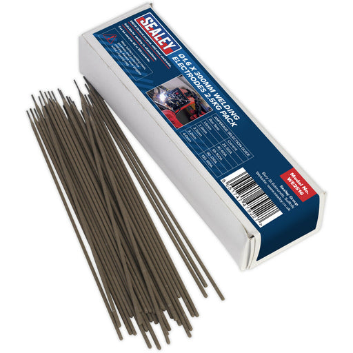 2.5kg PACK - Mild Steel Welding Electrodes - 1.6 x 300mm - 25 to 50A Currents Loops