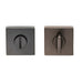 Thumbturn Lock And Release Handle Concealed Fix Square Rose Black Finish Loops