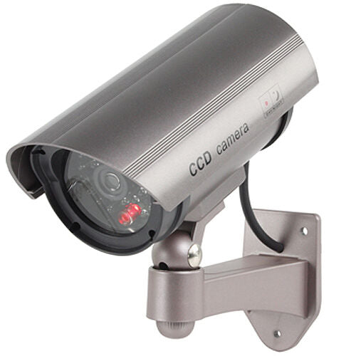 Dummy Fake CCTV Security Camera LED IP44 Indoor Outdoor Decoy Imitation Loops