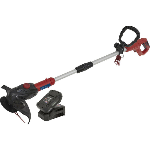20V Lightweight Cordless Strimmer - Plastic Blade - Includes Battery & Charger Loops