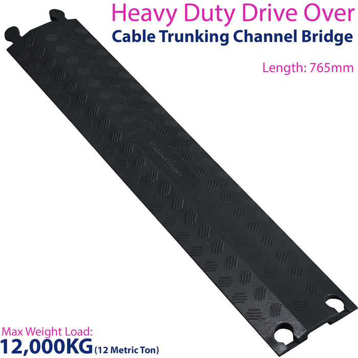12000KG Drive Over Cable Floor Cover Protector Outdoor Trunking Conduit Bridge Loops