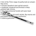 45-Tooth Flip Reverse Ratchet Wrench - 1/2 Inch Sq Drive - Pear Head Design Loops