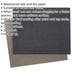 25 PACK Wet & Dry Abrasive Sand Paper - 230 x 280mm - 2000 Grit - Waterproof Loops