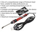 8W USB Plastic Welding Tool - 400°C in 15 Seconds - Compact 3D Print Finishing Loops