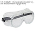 Clear Safety Goggles - Direct Ventilation - Eye Protection - Lab Workshop PPE Loops