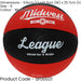 Size 5 Red & Black League Basketball Ball - High Grip Rubber Durable Outdoor