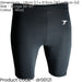 XL - BLACK Adult Sports Baselayer Compression Shorts Bottoms - Unisex Training
