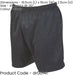XS - BLACK Junior Sports Micro Stripe Training Shorts Bottoms - Unisex Football