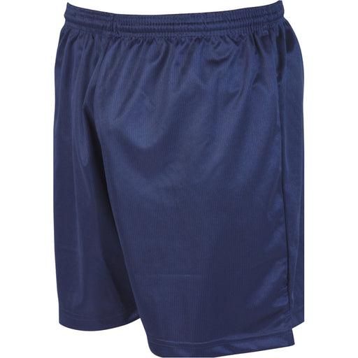 XL - NAVY Adult Sports Micro Stripe Training Shorts Bottoms - Unisex Football