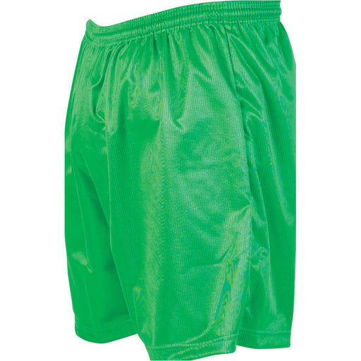 XS - GREEN Junior Sports Micro Stripe Training Shorts Bottoms - Unisex Football