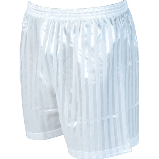 XL - WHITE Adult Sports Continental Stripe Training Shorts Bottoms - Football