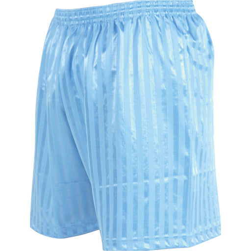 XL - SKY BLUE Adult Sports Continental Stripe Training Shorts Bottoms - Football