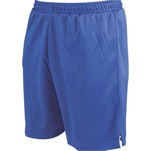 M/L - ROYAL BLUE Junior Soft Touch Elasticated Training Shorts Bottoms Football