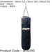 120cm 30KG Training PU Punch Bag - Ready Filled & Heavy Duty Chains Exercise Gym