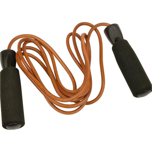 2.7m Leather Speed Rope - Workout Jump Skipping Rope Cardio Boxing Exercise