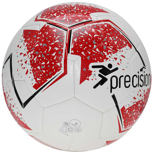 FIFA IMS Official Quality Match Football - Size 4 White/Red/Black 3.5mm Foam