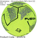 Size 5 Felt Indoor Football - Fluorescent Yellow - Hardcourt Football 5 A Side