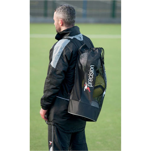 3 Ball Football Mesh Carry Sack Bag - Draw String Nylon - Holds 3x Size 5