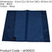Single All Weather Football Corner Flag - NAVY - Outdoor Polyester