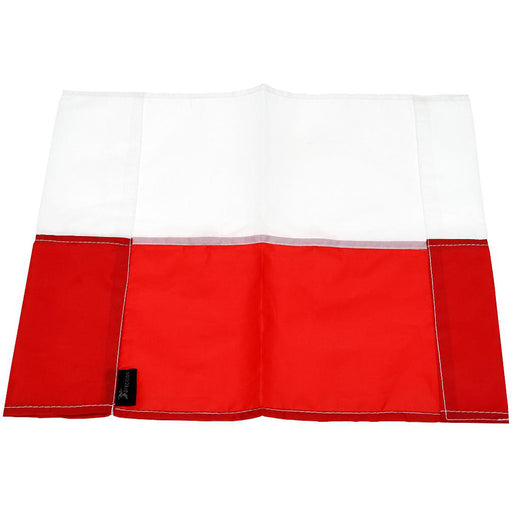 Single All Weather Football Corner Flag -RED & WHITE - Outdoor Polyester