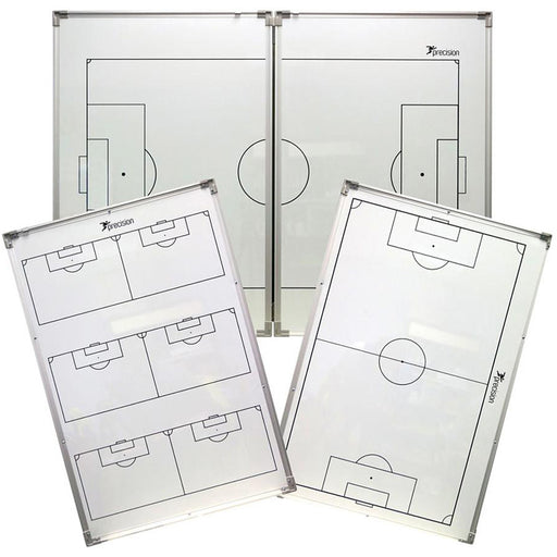 90 x 120cm Double Sided Folding Football Tactics Board - 27 Markers Dry Wipe Pen