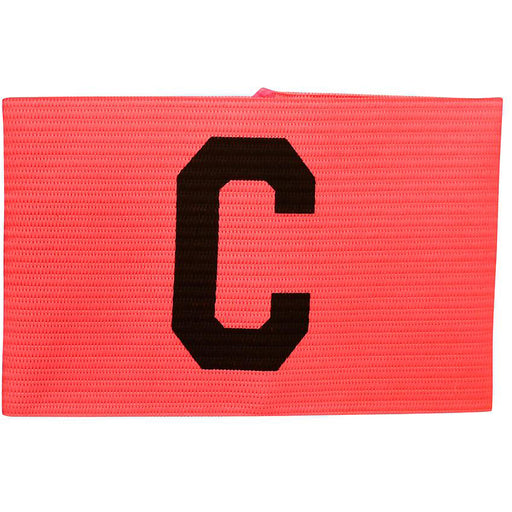 Junior Captains Armband - FLUO PINK - Football Rugby Sports Arm Bands Big C